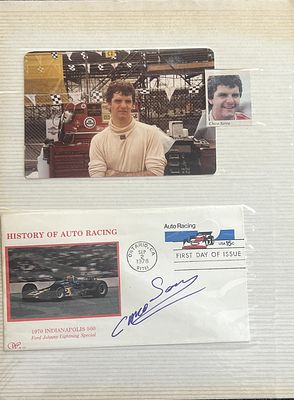 Chico Serra signed commemorative cover. Chico Serra page with signed commemorative cover.