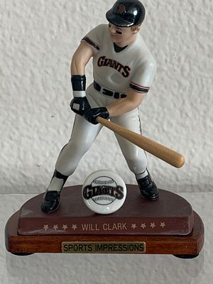 Sports Impressions Will Clark figurine. Unsigned 5 inches
