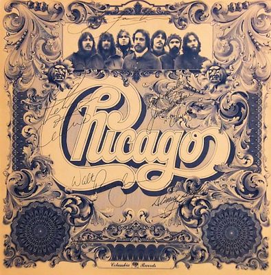 Chicago VI signed album autographed by Peter Cetera, Best Wishes James Pankow 'Chicago', Walt 