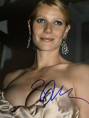Gwyneth Paltrow signed photo. 8x10 inches