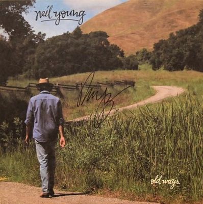 Neil Young signed Old Ways album. Neil Young 1985 Old Ways album autographed by Neil Young.