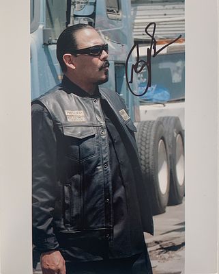 Emilio Rivera Sons of Anarchy signed photo. 8x10 inches