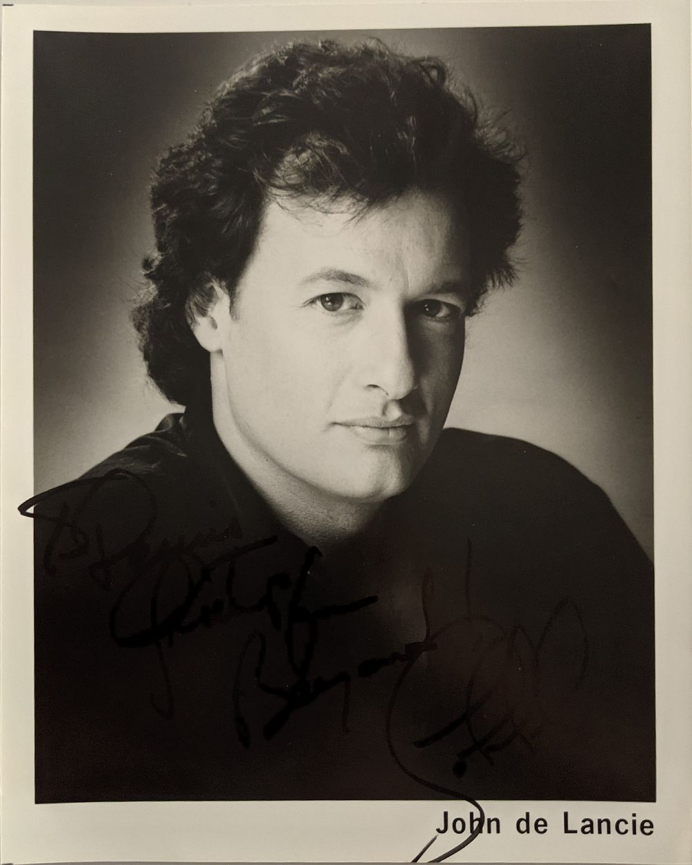 Star Trek Next Generation John de Lancie Signed Photo. John de Lancie Signed Photo. 8x10 inches