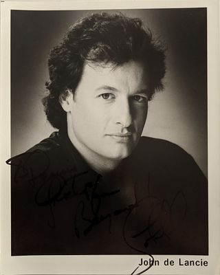 Star Trek Next Generation John de Lancie Signed Photo. John de Lancie Signed Photo. 8x10 inches