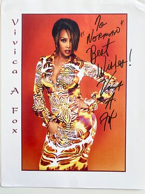 Kill Bill Vivica A. Fox signed photo. Vivica A. Fox signed photo. 8x10 inches