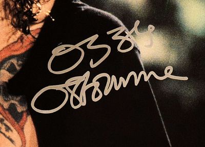 Ozzy Osbourne signed promo poster. 24 in. by 36 in. Promotional poster autographed by Ozzy Osbourne.