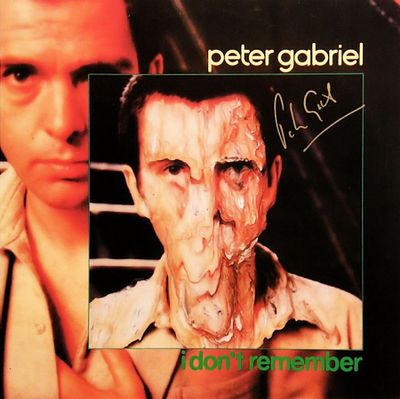 Peter Gabriel I Don't Remember signed album. Peter Gabriel I Don't Remember 1980 signed 12 inch 