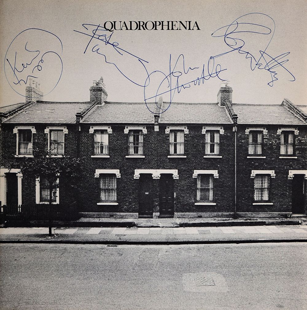 The Who Quadrophenia signed album insert book. The Who Quadrophenia album insert book 