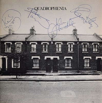 The Who Quadrophenia signed album insert book. The Who Quadrophenia album insert book 