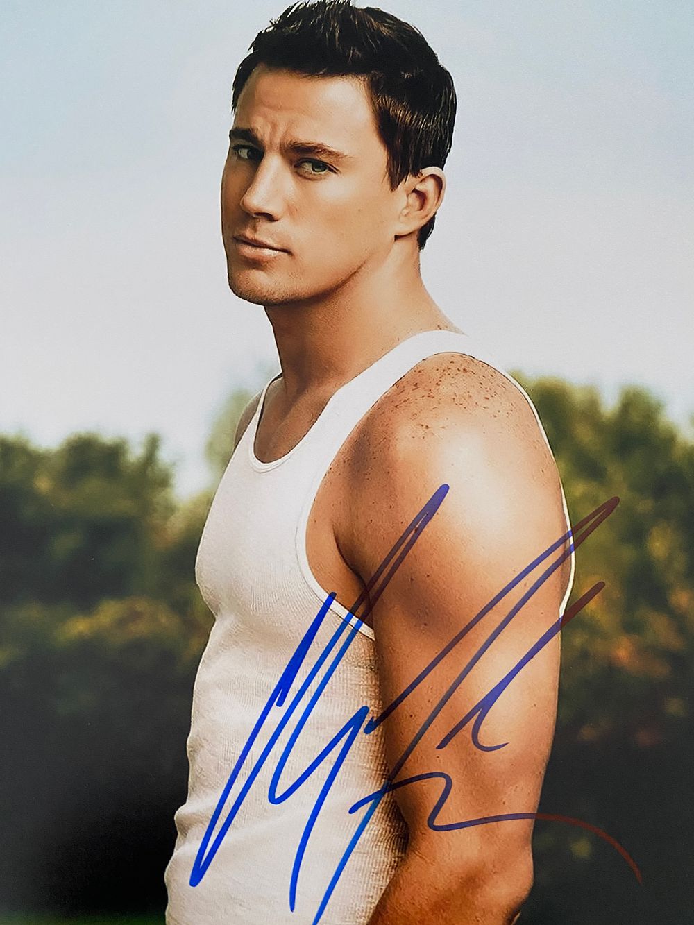21 Jump Street Channing Tatum signed photo. 8x10 inches