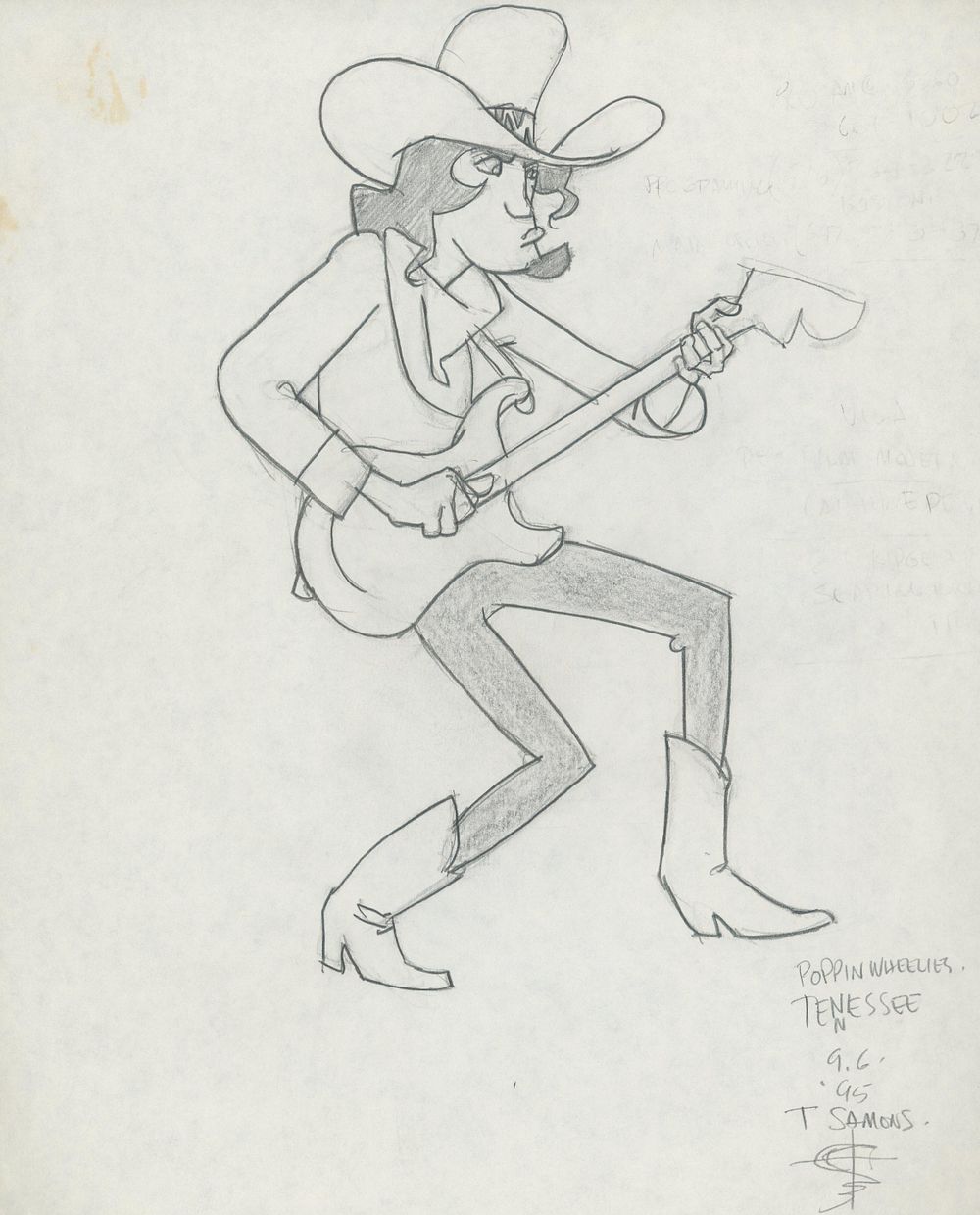 Marvel Artist Tony Salmons original signed sketch. Tony Salmons original signed sketch measuring 