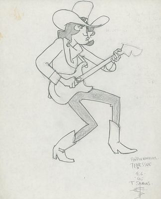 Marvel Artist Tony Salmons original signed sketch. Tony Salmons original signed sketch measuring 