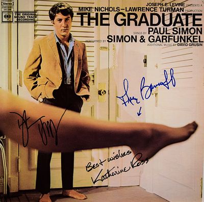 The Graduate signed Soundtrack. The Motion Picture Soundtrack to the 1967 movie The Graduate. 