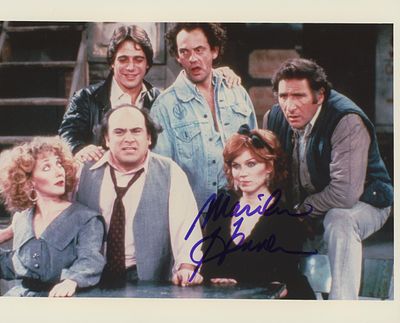 Marilu Henner signed "Taxi" television photo. "Taxi" 8x10 television photo autographed by Marilu 