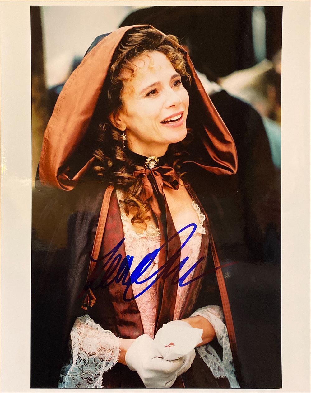 Casanova Lena Olin signed movie photo. Casanova signed movie photo autographed by Lena Olin. 
