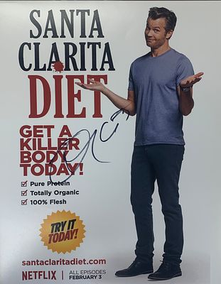 Santa Clarita Diet signed photo autographed by Timothy Olyphant. 11x14 inches