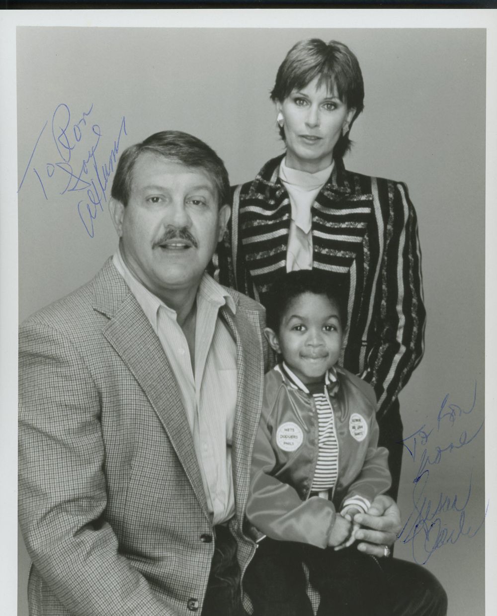 Webster signed photo. photo signed by Alex Karras and Susan Clark