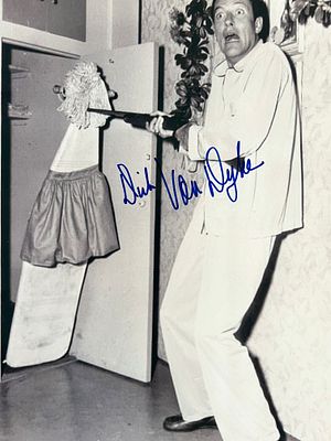 Chitty Chitty Bang Bang Dick Van Dyke signed photo. Dick Van Dyke signed photo. 8x10 inches