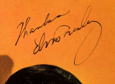 Elvis Presley signed Frankie And Johnny album. 1966 Frankie And Johnny album autographed as 