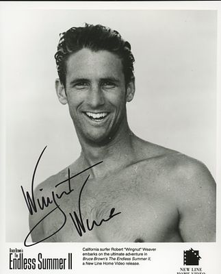 The Endless Summer II signed photo. This is a custom framed photo signed by Robert "Wignut" 