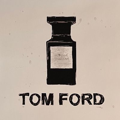 Limited Edition Fairchild Paris Tom Ford Numbered Art Print. 14x14 inches.