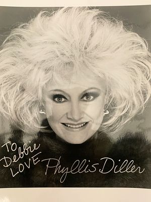 Mad Monster Party Phyllis Diller signed photo. Phyllis Diller signed photo - 8x10 inches