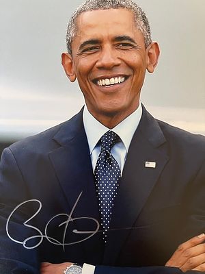 President Barack Obama Signed Photo. 8x10 inches.