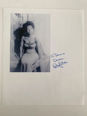 American Gangster Ruby Dee Signed Photo. Ruby Dee Signed Photo