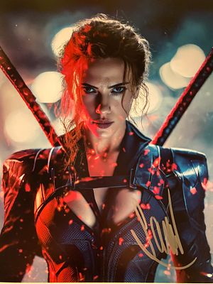 Avengers Scarlett Johansson Signed Photo. 8x10 inches