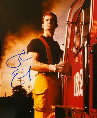 L.A. Firefighters Jarrod Emick signed photo. 8x10 inches