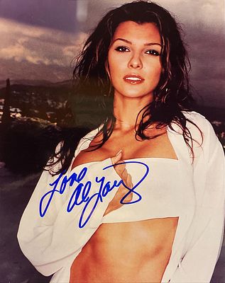 Model Ali Landry signed photo. Ali Landry signed photo . 8X10 Inches