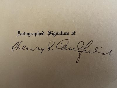 Former Governor of Missouri Henry S. Caulfield original signature. 5x3 inches