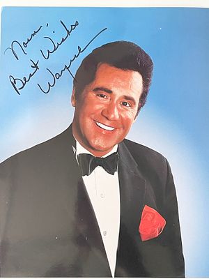 Wayne Newton signed photo. 8x10 inches