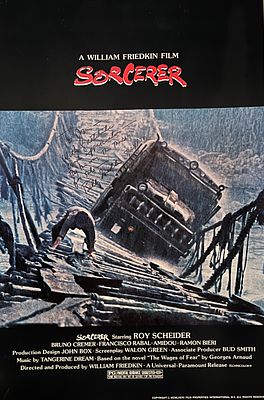 William Friedkin signed Sorcerer movie poster. Custom matted 27x41 inches This item is part of 
