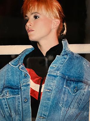 The Flamingo Kid Janet Jones signed photo. Janet Jones signed photo. 8x12 inches