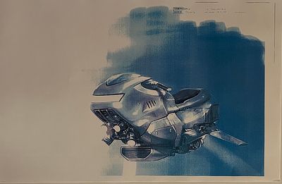 Lara Croft Tomb Raider Paramount Pictures concept art. 11x17 inches