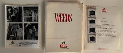 Weeds press kit. 9x12 inches