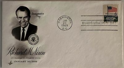 Richard Nixon Inauguration Day FDC 4x6 inches