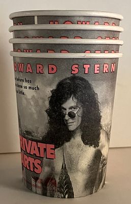 Private parts paper cup set. Set of 4 3x4 inches