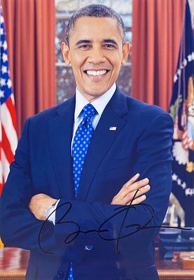 Barack Obama facsimile signed photo. Barack Obama facsimile signed photo. 8x10 inches. This 
