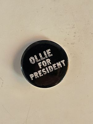 Vintage Ollie for President Pin
