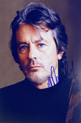 Alain Delon facsimile signed photo. Alain Delon facsimile facsimile signed photo. 8x10 inches. 