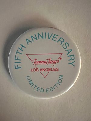 Tommy Tang's Limited Edition pin. 3x3 inches