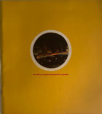 1975 Los Angeles International Film Exposition official catalog. 8x9 inches