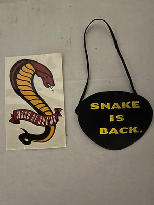 Escape From LA Temporary Tattoos and Eye Patch set