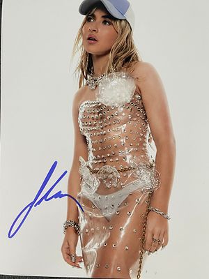 Singer Ava Max signed photo. 8x10 inches
