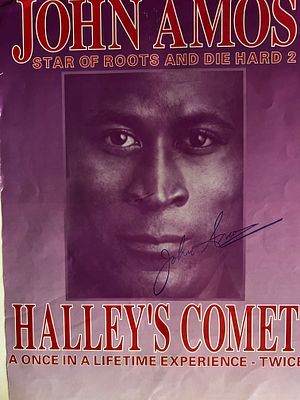 Good Times John Amos signed program. John Amos signed program. 8x11 inches