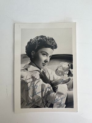 Kiss Me Kate Kathryn Grayson signed photo. Actress Kathryn Grayson signed photo.4x5 inches