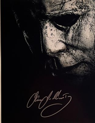 Halloween James Jude Courtney signed photo. 8x10 inches
