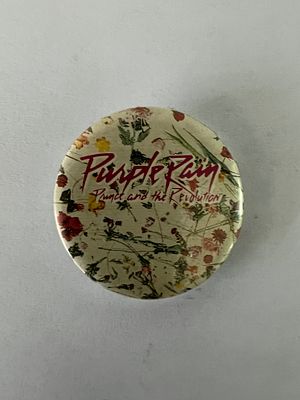 Purple Rain Prince and the Revolution Vintage Button Pin